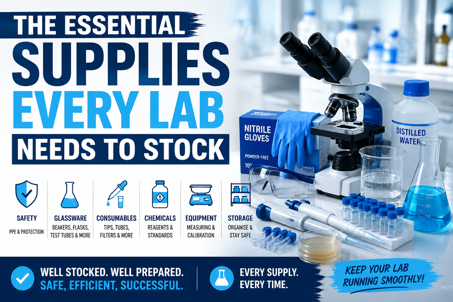 The Essential Supplies Every Lab Needs to Stock